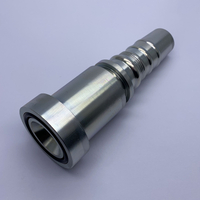 87913 SAE 9000 psi straight interlock zinc plated carbon steel hydraulic flange industrial hose fittings