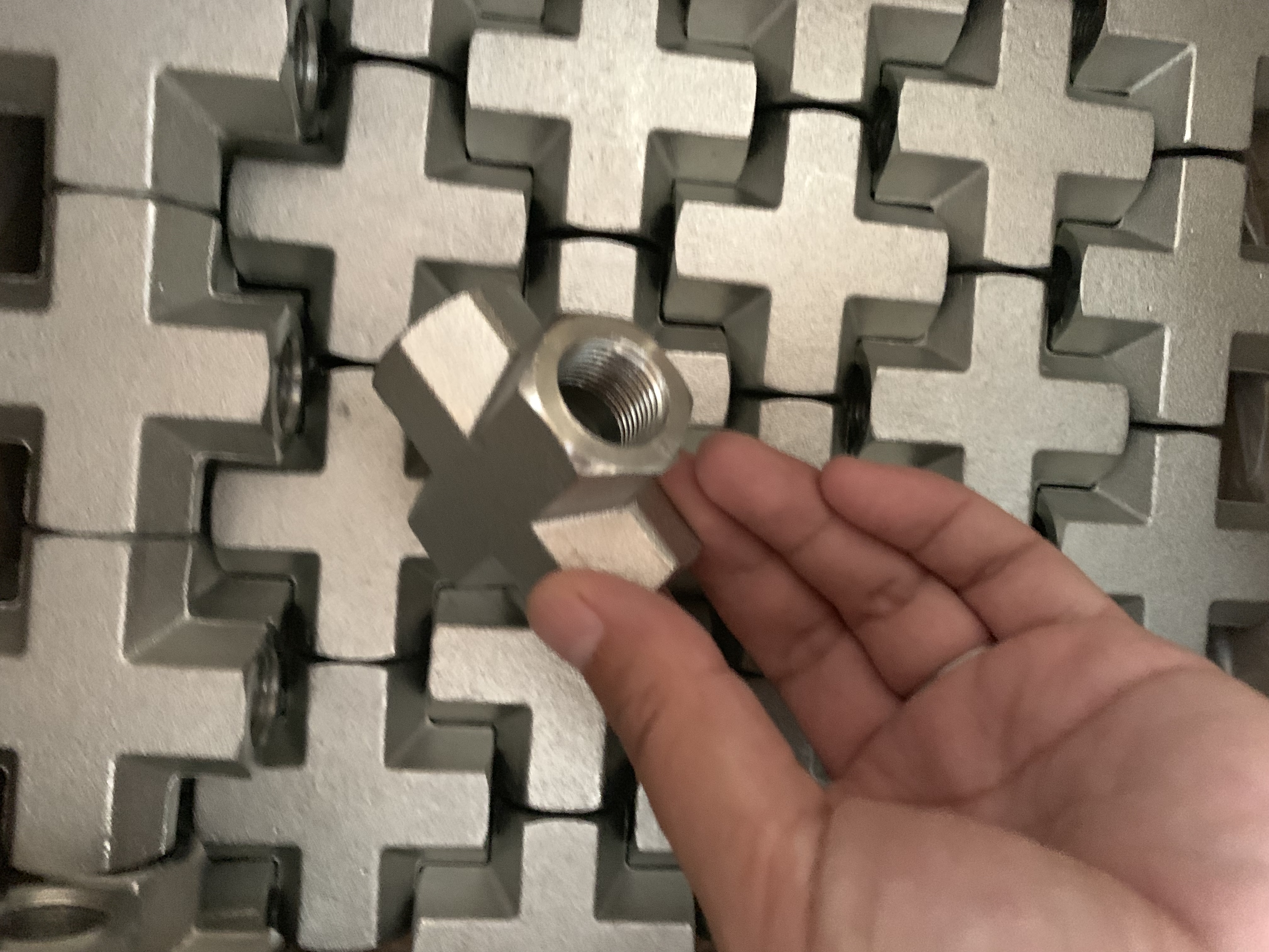 ZT BSPT FEMALE CROSS for hydraulic fittings